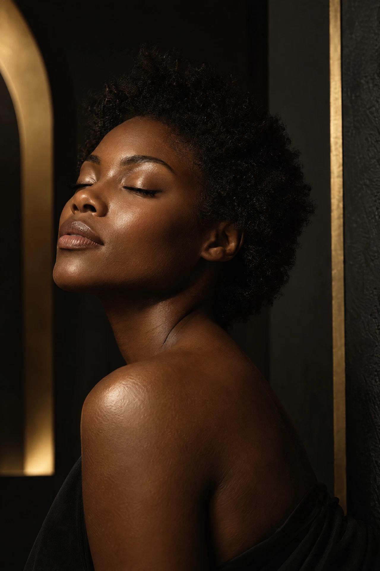 Editorial skincare portrait; not a Spa 7 patient review